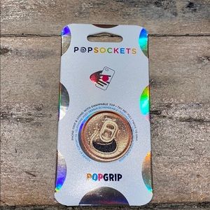 Pop socket phone stand